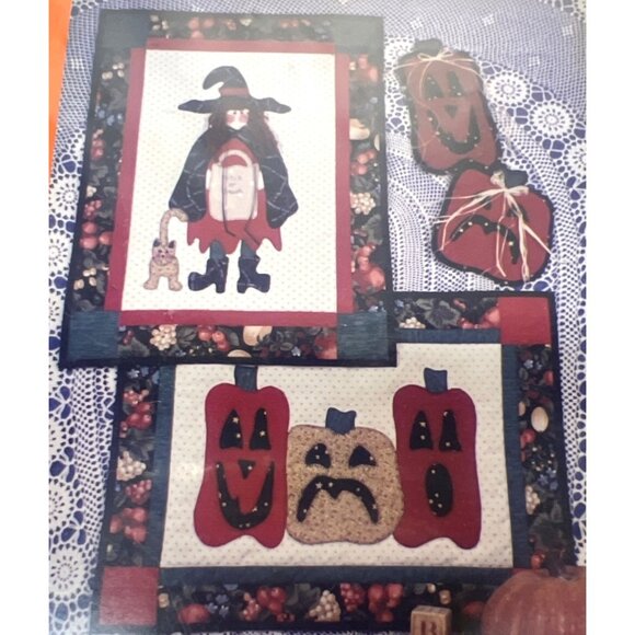 Trick Or Treat With Eula Sam Fiber MosaicsWall Hanging Pattern By Leslie Beck - Picture 1 of 3